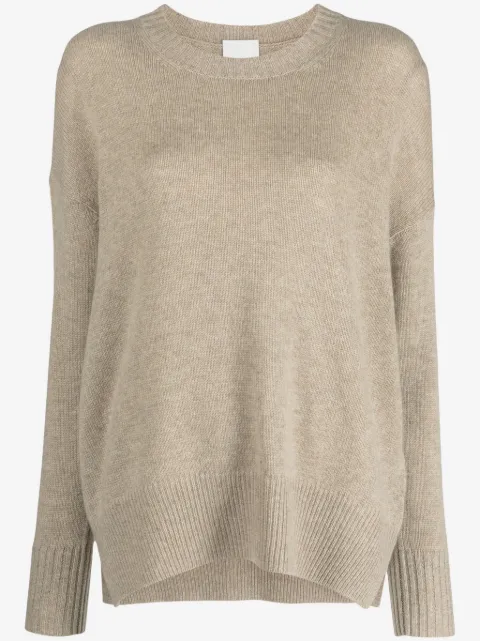 Allude ドロップショルダー カシミアセーター