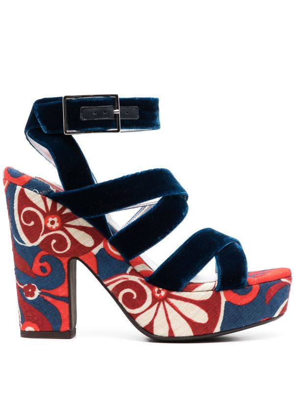 Floral deals print sandals