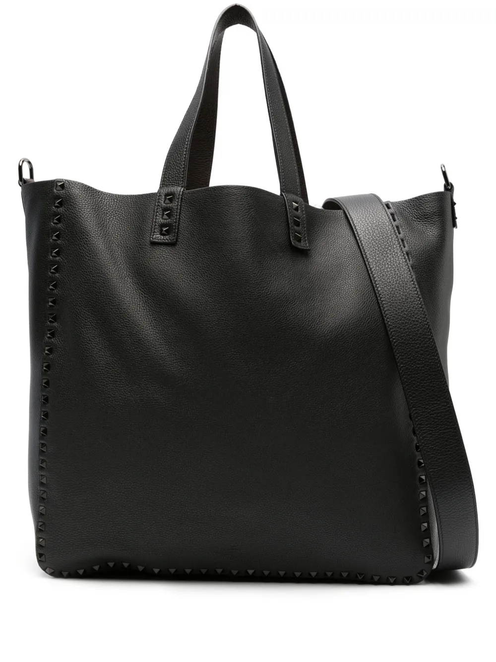 Valentino Garavani Rockstud Double Leather Tote Bag - Farfetch