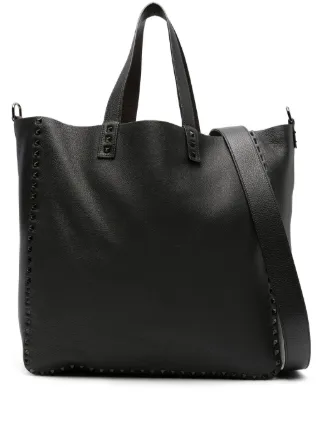 美品 Valentino Garavani トートバッグ ブラック 肩掛け レザ