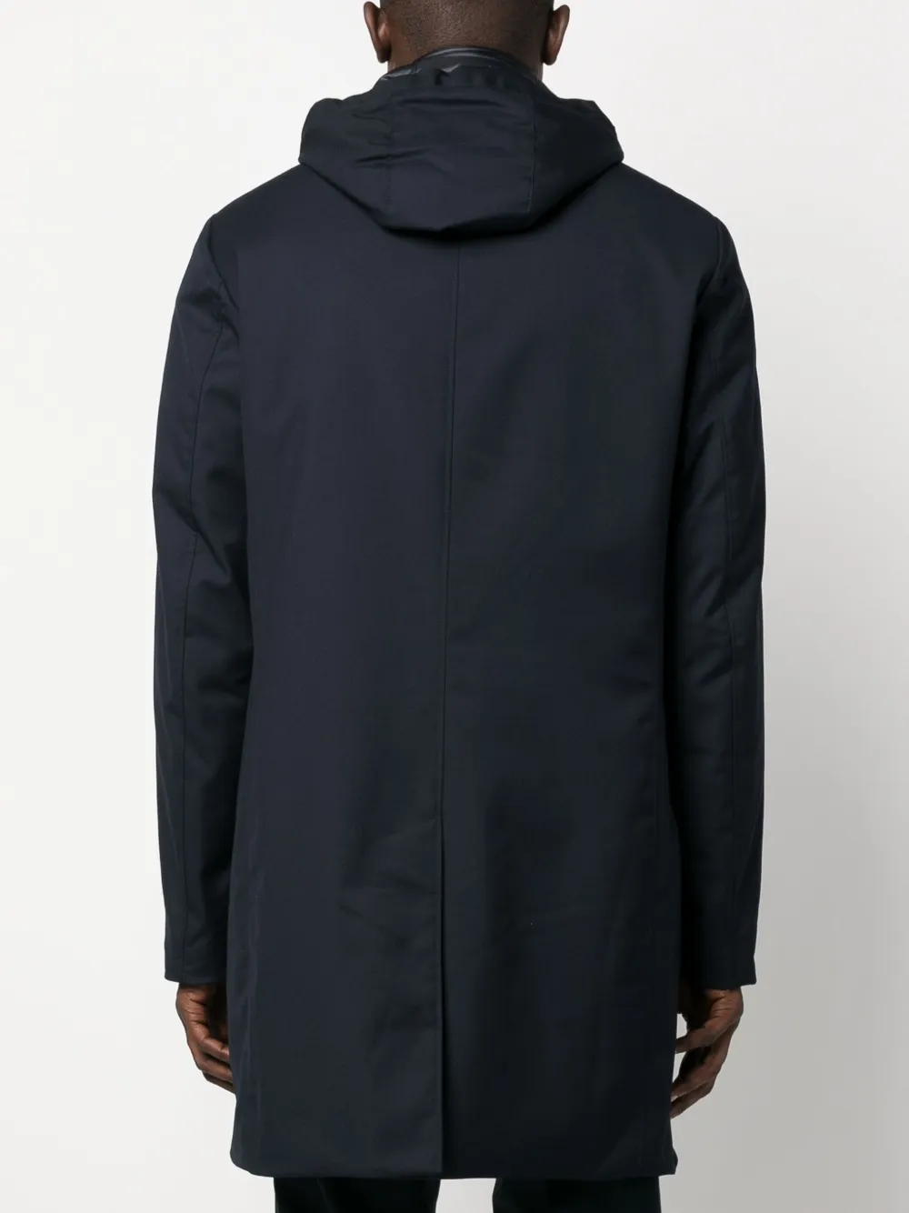 Moorer Redon-Pum jas met capuchon Blauw