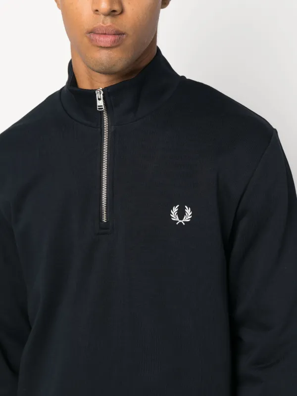 FRED PERRY ブルー ジップアップジャージ FRED PERRY（フレッドペリー） ジャージ Tramline Tape Track Jacket