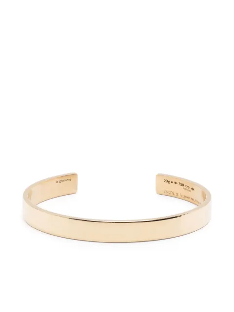 Le Gramme pulsera Le 31g Ribbon en oro amarillo de 18kt con diamantes