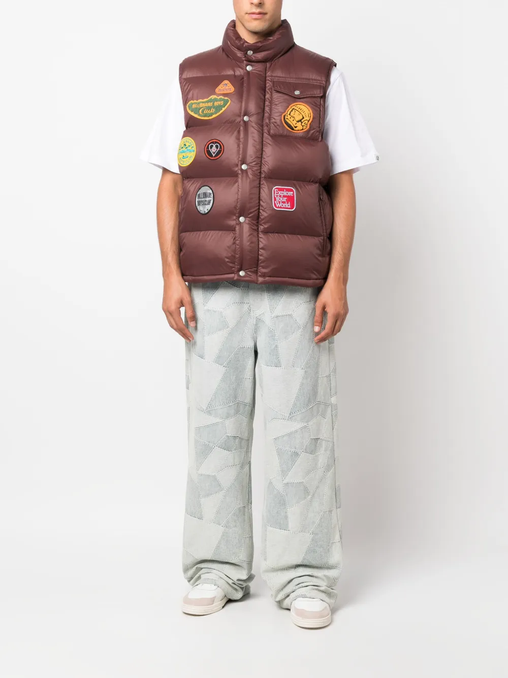Billionaire Boys Club logo-patches padded gilet | Down Jackets | Image 2