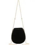 NEOUS Corvus 0.1 suede shoulder bag - Black
