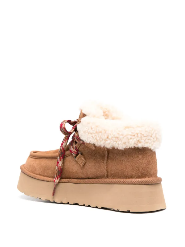 UGG Funkarra Cabin shearling-detail Boots | Brown | FARFETCH