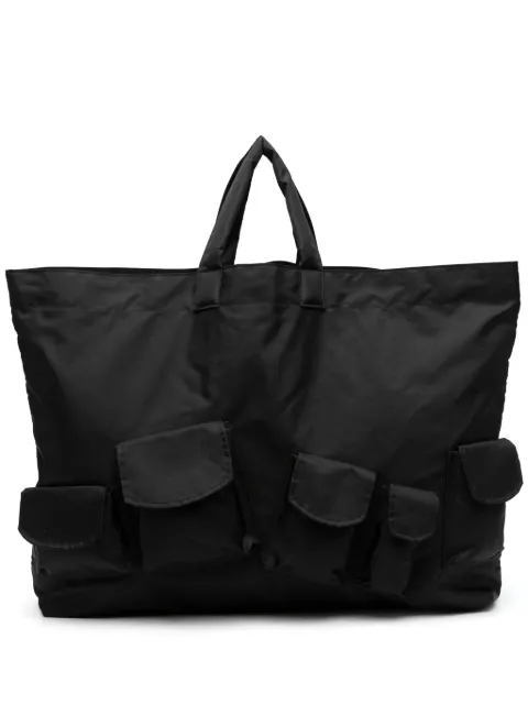 Comme Des Garçons Shirt totebag med fickor