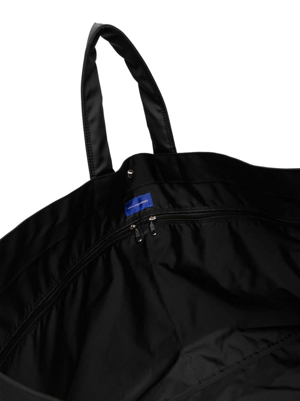 Shop Comme Des Garçons Shirt Multi-pocket Tote Bag In Black