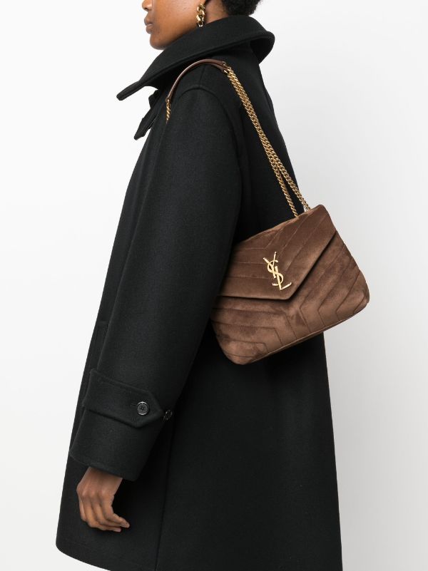 Saint Laurent Small Loulou Leather Shoulder Bag