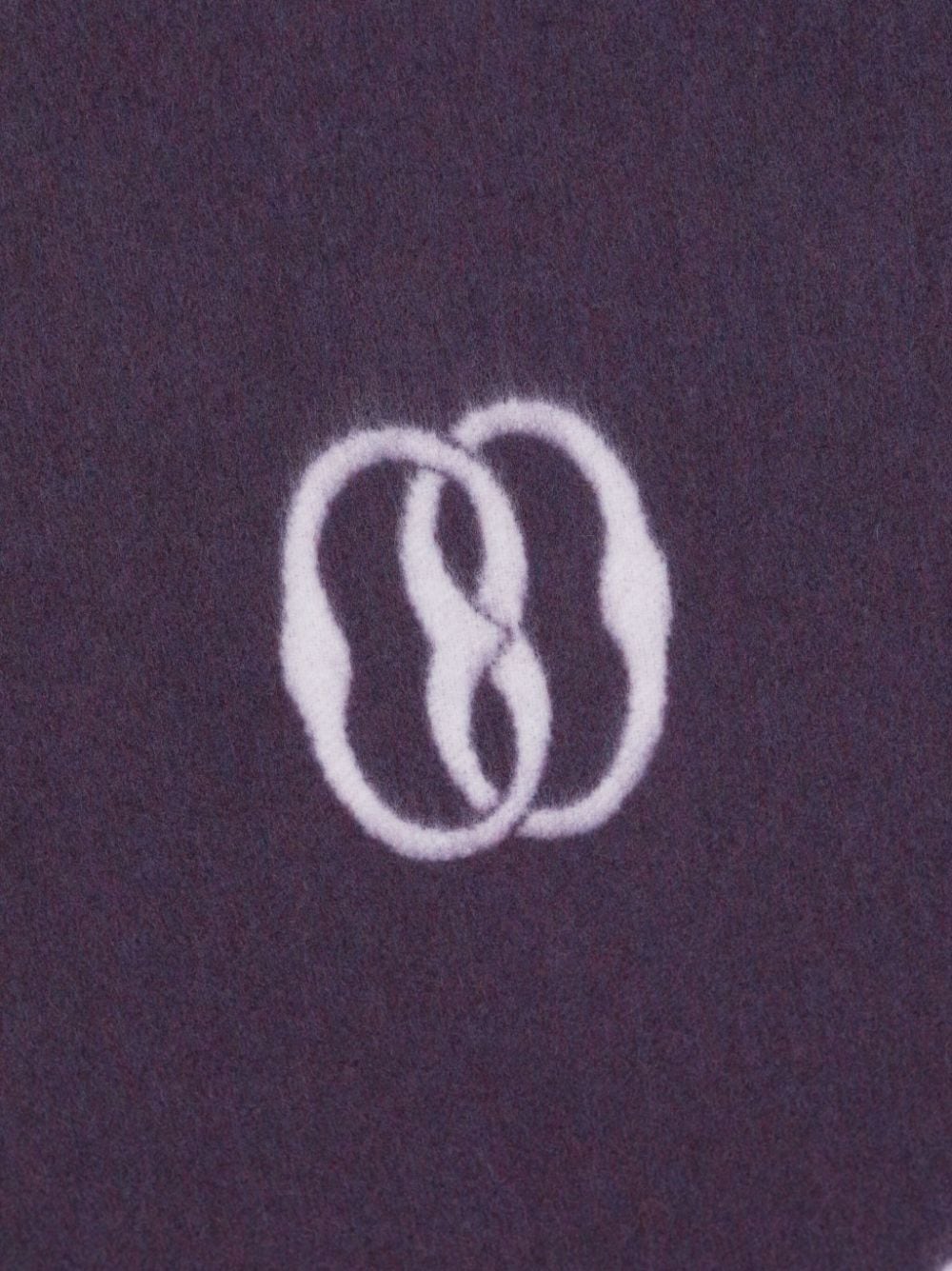 Bally Intarsia sjaal - Paars