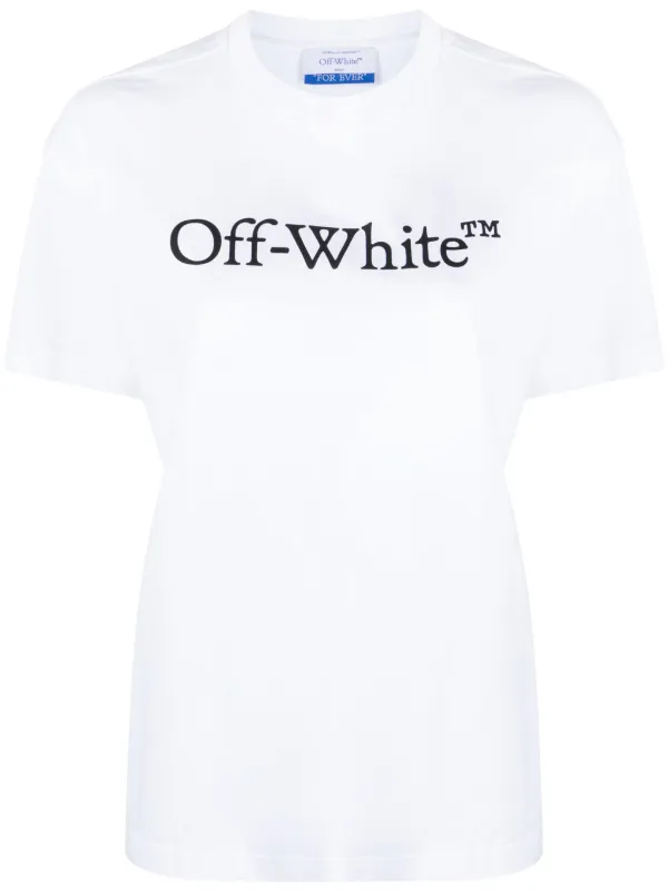 off-white Bookish ロゴ スリムフィット Tシャツ 人気 21254503_51866966_600.jpg