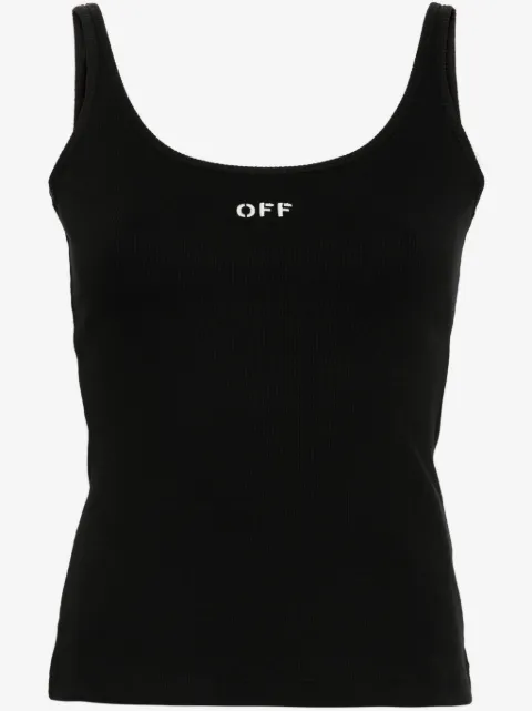 Off-White ribbet Off Stamp tanktop