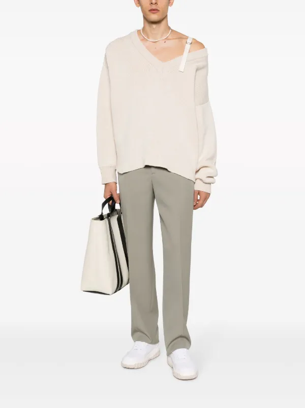 Jil Sander straight-leg Tailored Trousers | Green | FARFETCH GE