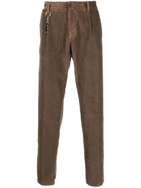 Paul & Shark tapered-leg corduroy trousers