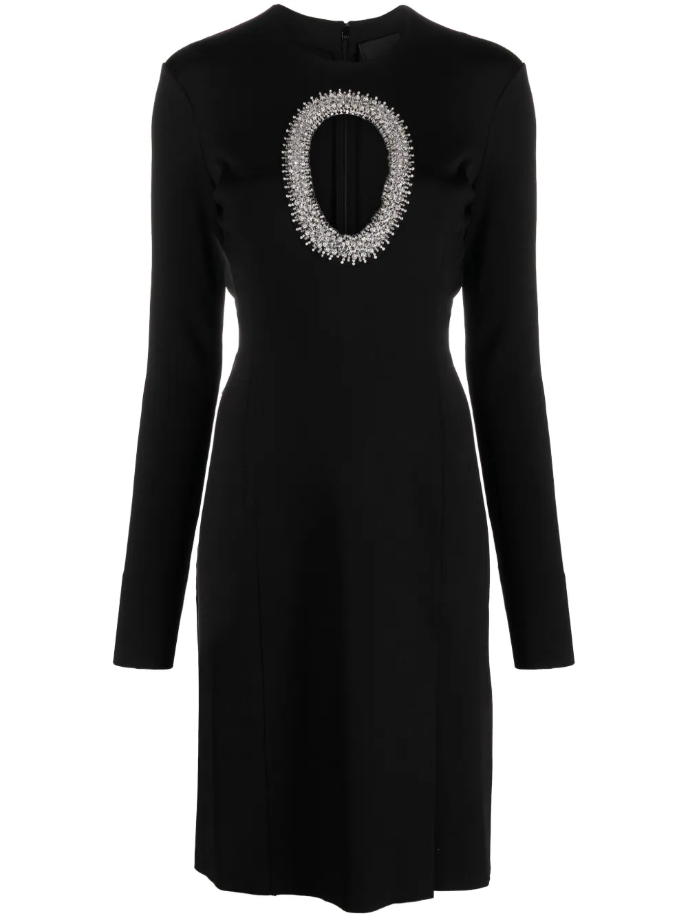 Givenchy Abito midi con cut-out - Nero