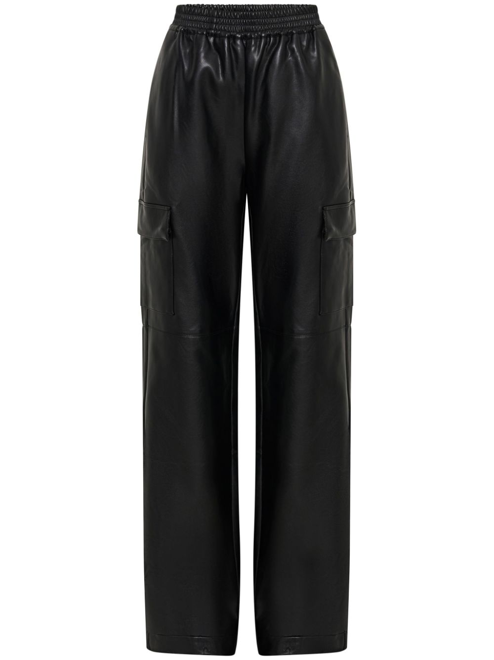 Nicholas Edwina faux-leather cargo pants - Black