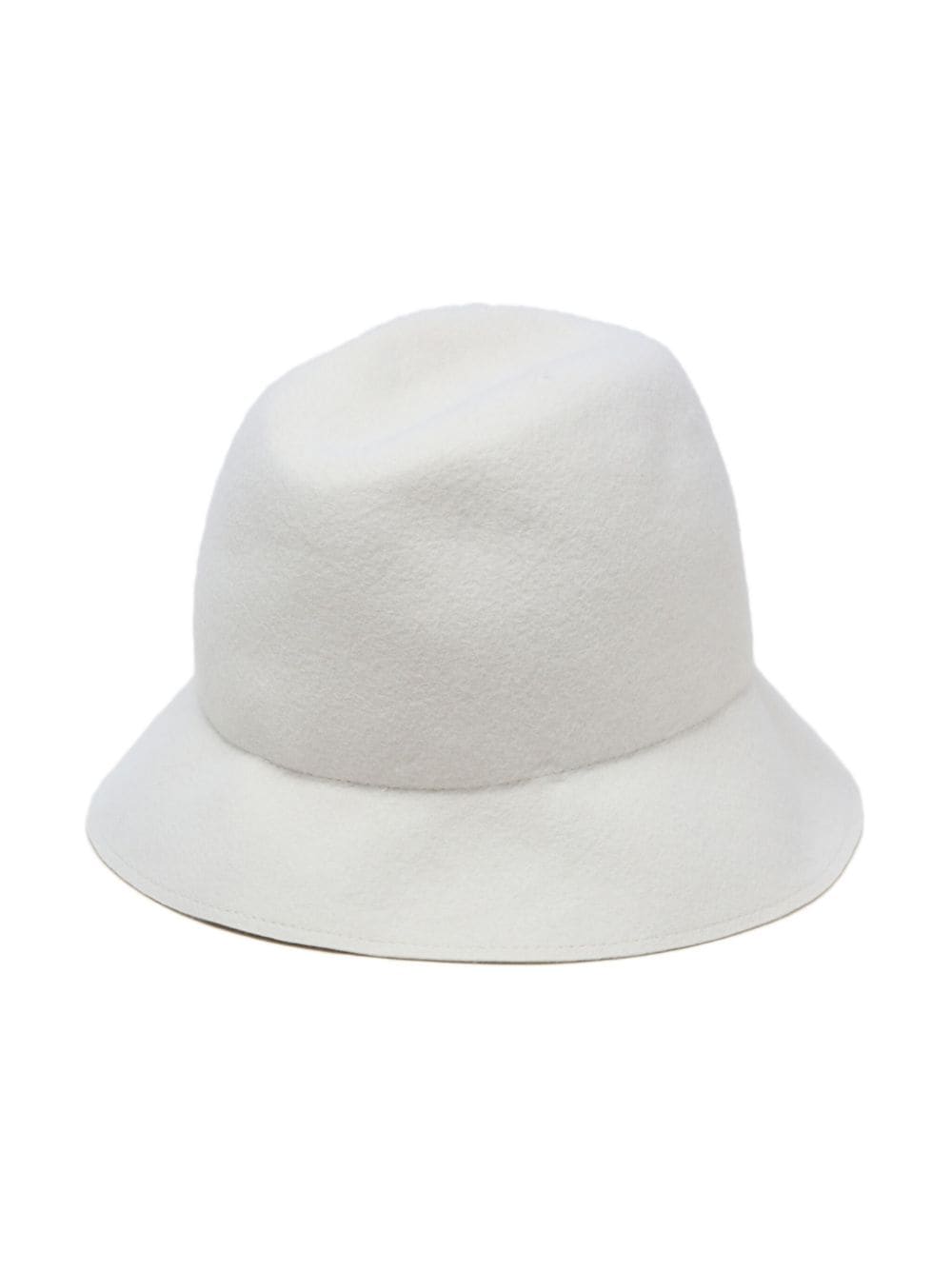 Comme Des Garçons Shirt brushed-effect wool bucket hat - Wit