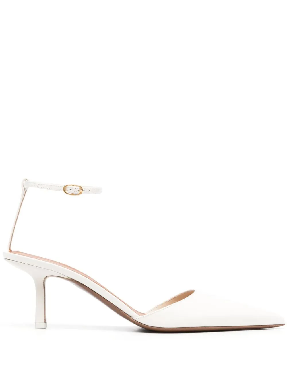 Neous Irena Lace-trimmed Crepe De Chine Slingback Pumps In Neutrals