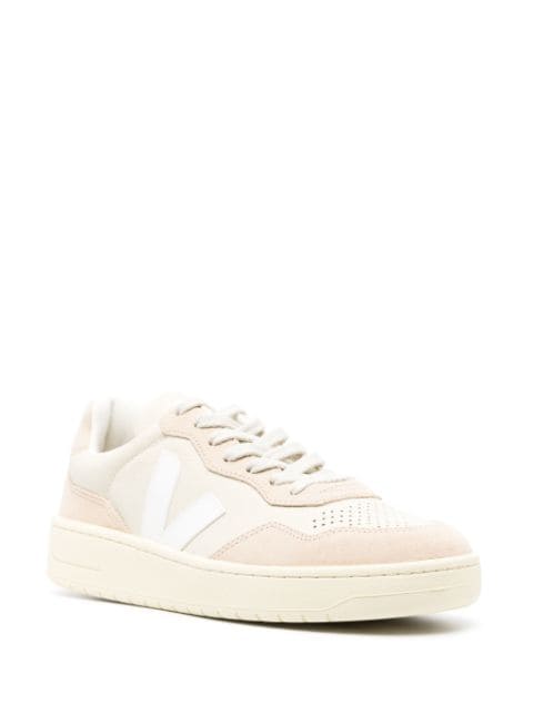 V-90 panelled low-top suede sneakers