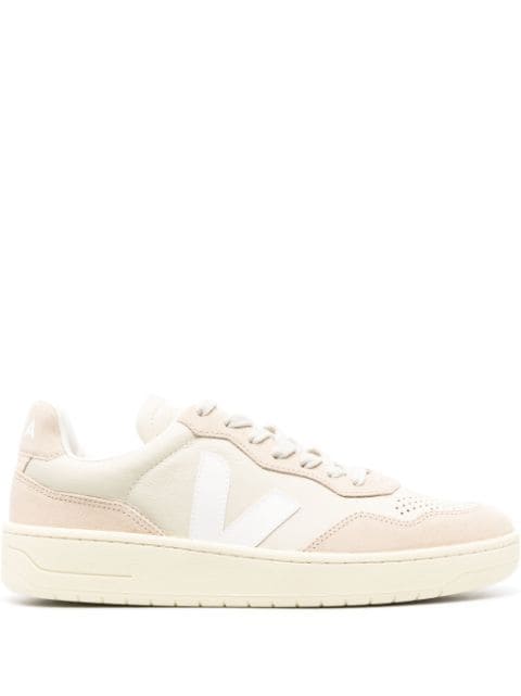 V-90 panelled low-top suede sneakers