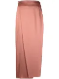 Nanushka Racha wrap skirt - Brown