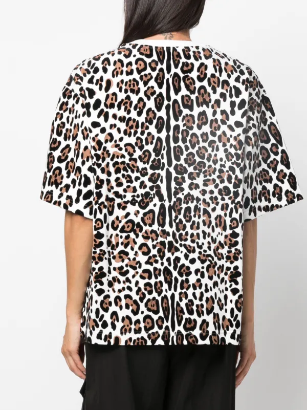Dolce Gabbana leopard-print Cotton T-shirt White FARFETCH PH