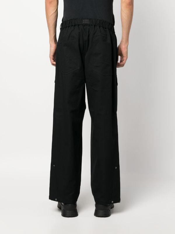 Y-3 belted-waist wide-leg Trousers - Farfetch