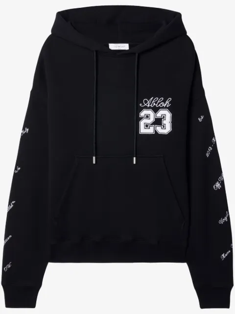 Off-White 23 Skate logo-embroidered hoodie
