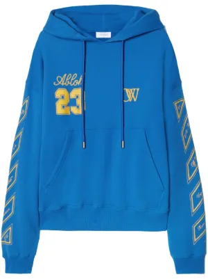 Off-White グラフィック パーカー | ブルー | FARFETCH JP