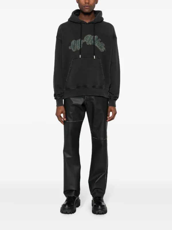 Off-White Bacchus Skate graphic-print Hoodie | Black | FARFETCH