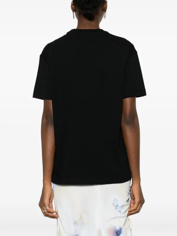 Tシャツ・カットソー OFF WHITE BIG LOGO BOOKISH COTTON T-SHIRT Big Bookish T-Shirt in BLACK | Off-White™