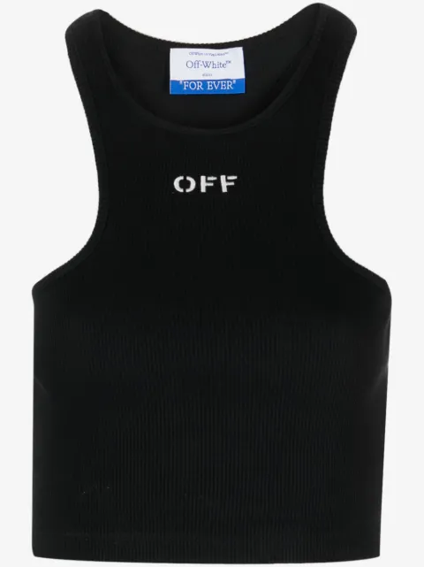 Off-White Regata cropped Off-Stamp canelada
