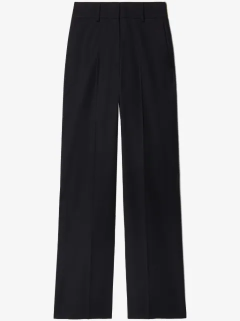 Off-White Calça reta de lã