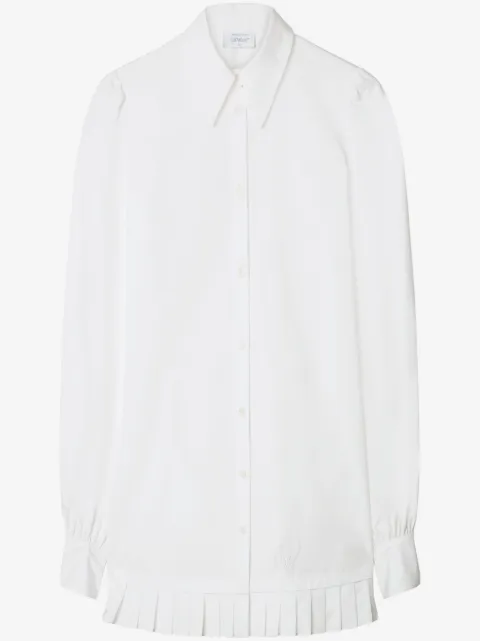 Off-White Hemdkleid mit Falten