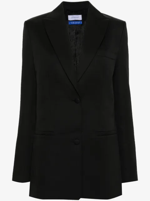 Off-White Blazer com abotoamento simples