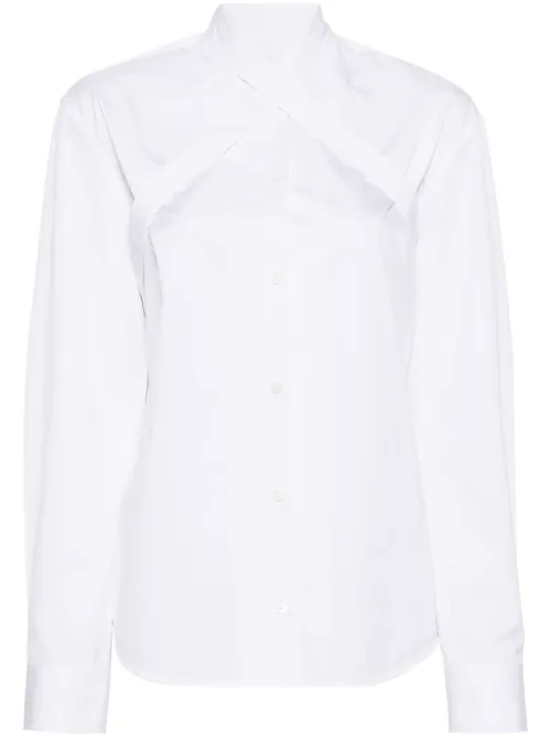 Chemise en popeline de coton - Off-White - Modalova