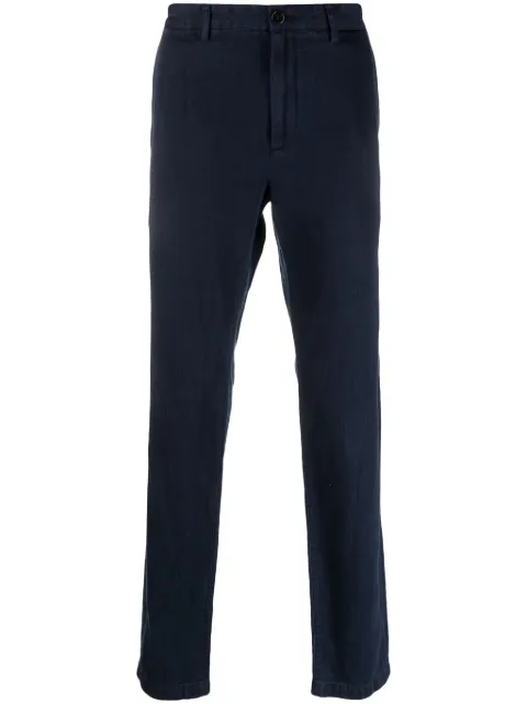Theory Zaine slim-cut chambray trousers