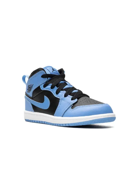 Jordan Kids Air Jordan 1 Mid "University Blue" sneakers 