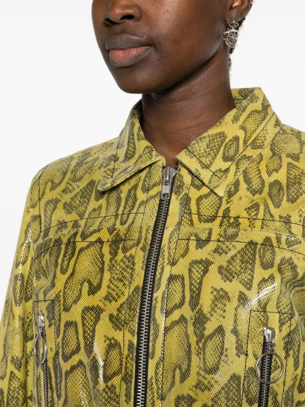 Studio leopard discount print jacket