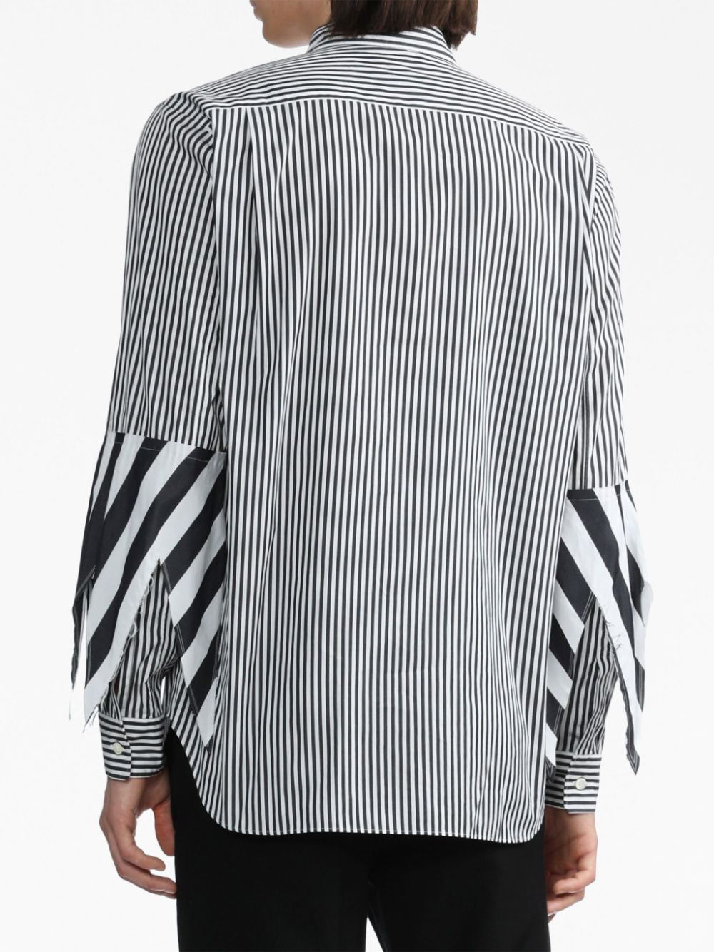 Comme des Garcons Homme Plus layered striped cotton shirt Men