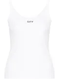 Off-White Off Stamp stretch-cotton tank top