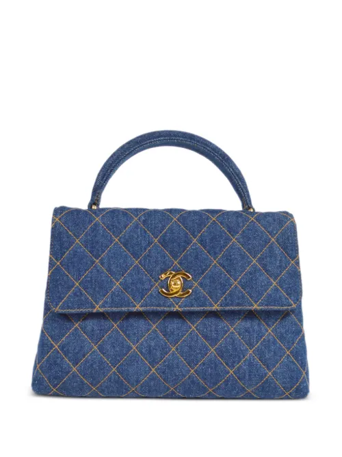 Sac à main Kelly en jean (1997) - CHANEL Pre-Owned - Modalova