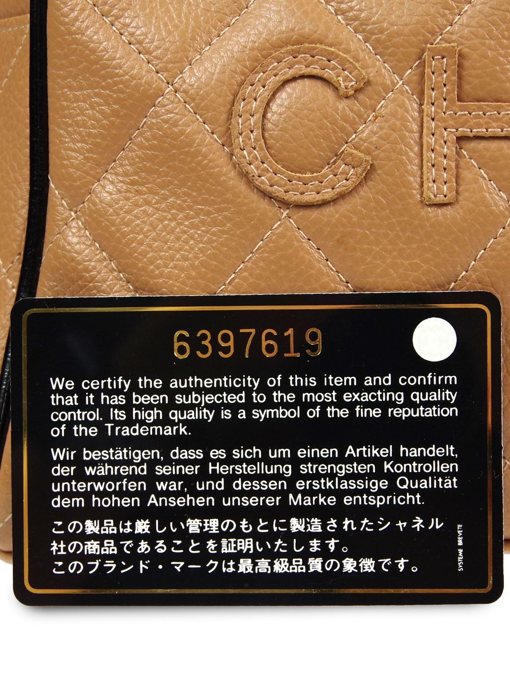 Cheap HOT SALE CHANEL 2000 logo-patch bowling bag Women