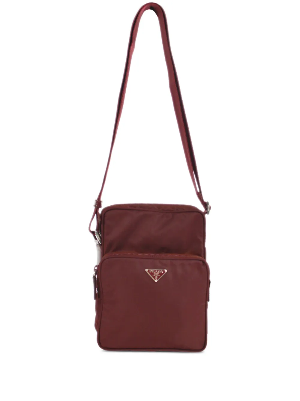 Prada PreOwned 1990s2000s trianglelogo Crossbody Bag Farfetch