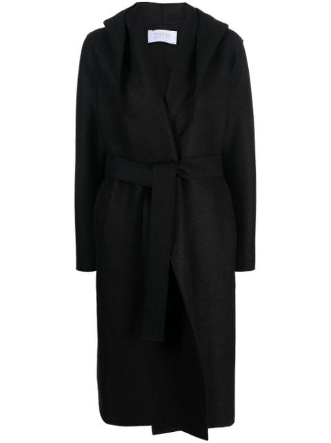 Harris Wharf London tied-waist felted coat