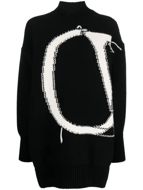 Pull en laine Ow à col montant - Off-White - Modalova