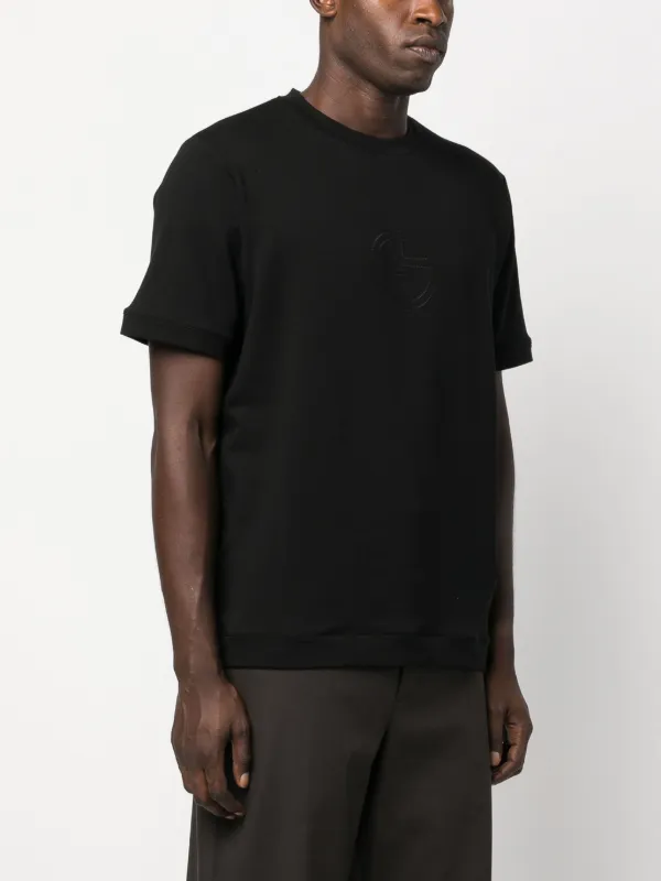 Giorgio Armani ロゴ Tシャツ | ブラック | FARFETCH JP
