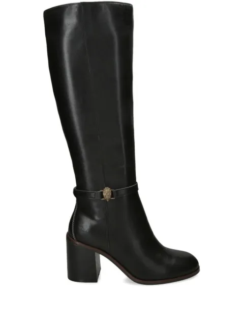 Kurt Geiger London Shoreditch 80mm block-heel leather boots
