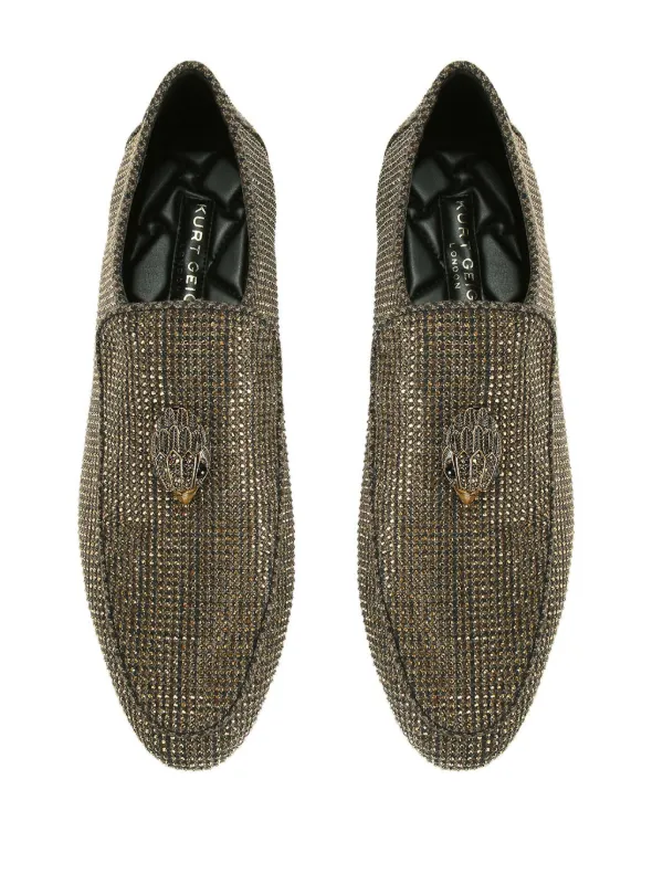 Kurt Geiger London Hugh Eagle rhinestone-embellished Loafers  display picture 1