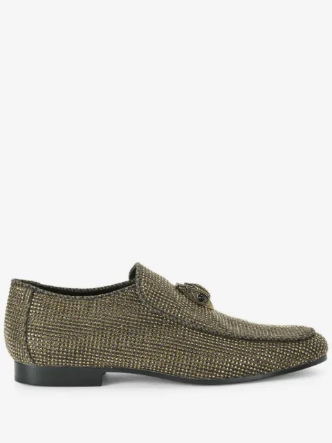 Kurt Geiger London Hugh Eagle rhinestone-embellished loafers